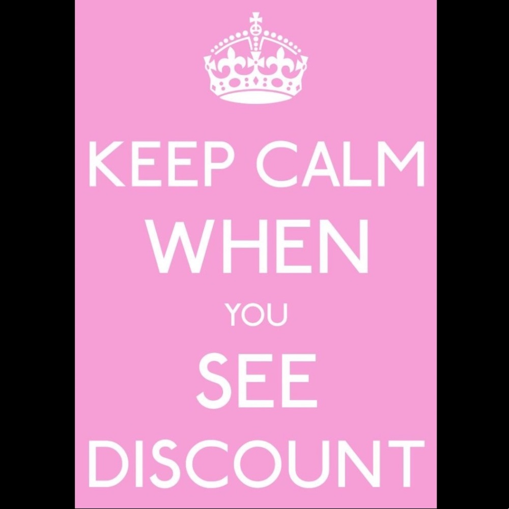 Discount! Discount! Discount!